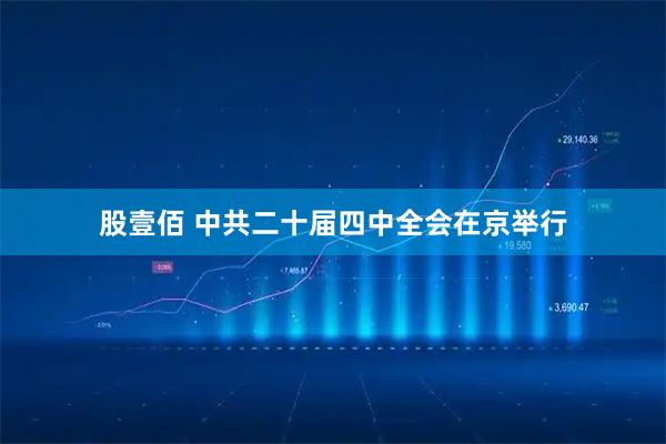 股壹佰 中共二十届四中全会在京举行